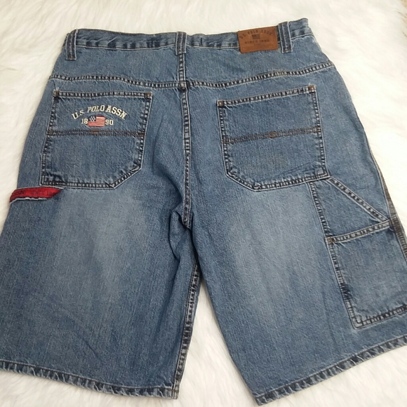 90s mens jean shorts